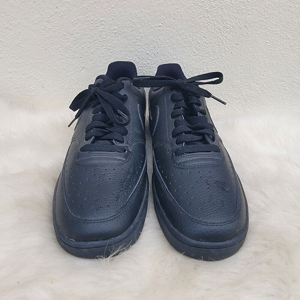 Nike Court Vision Low CD5463-002 Sneakers Men's Sz 11  Black Lace-Up Shoes
